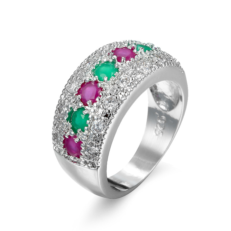 Fashion Jewelry New Arrival Hand Jewelry Independent Site Diamond Zirconia Ring