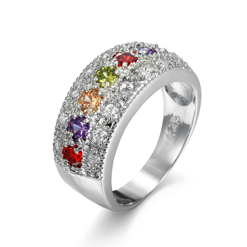Fashion Jewelry New Arrival Hand Jewelry Independent Site Diamond Zirconia Ring