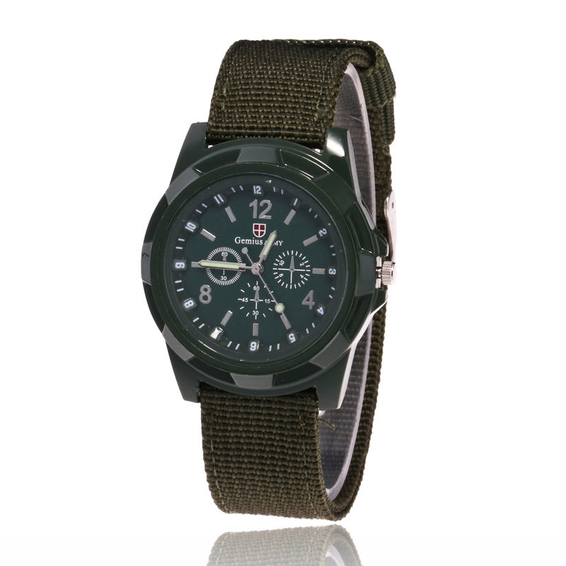 New woven military watch sports watch quartz watch student watch