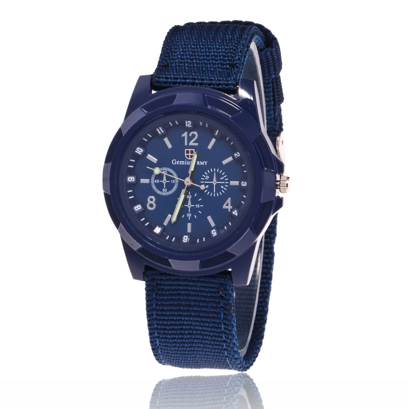 New woven military watch sports watch quartz watch student watch