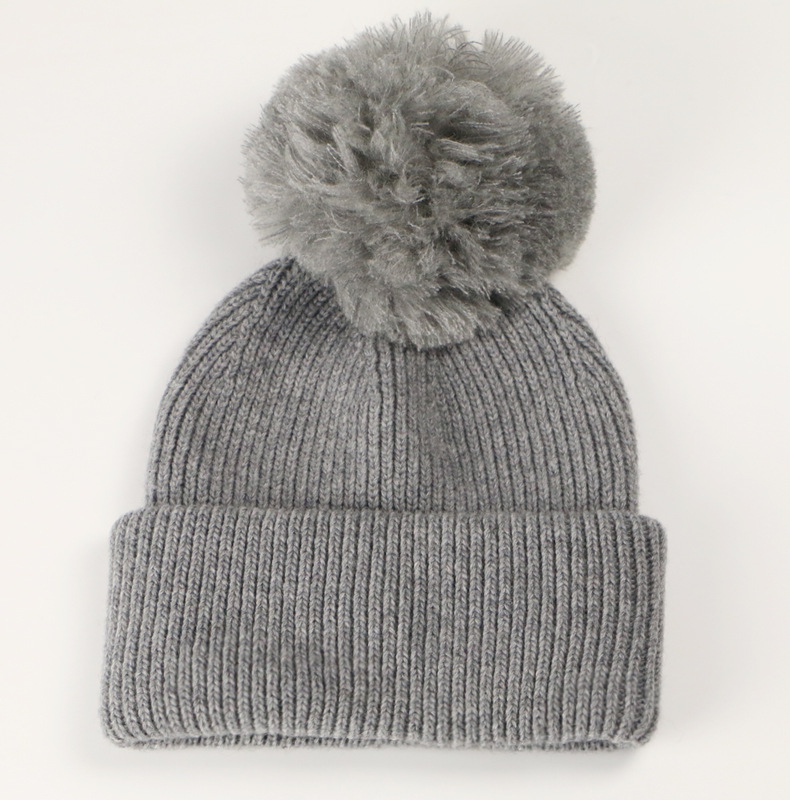 Inner Mongolia autumn and winter warm cold-proof wool knitted hat smile thicken wool hat