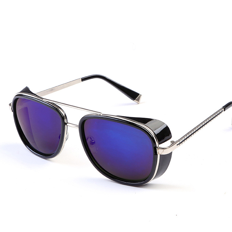 Iron Man 3 IRON TONY Double Beam Sunglasses for Men and Women, Sun Glasses