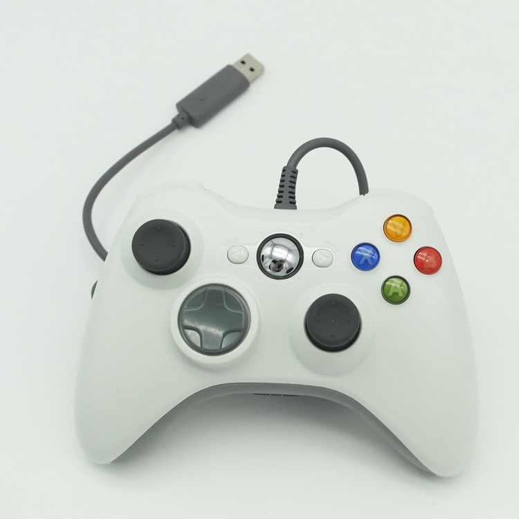 PC360/TV/PS3/电脑专用 双马达震动  白色裸机