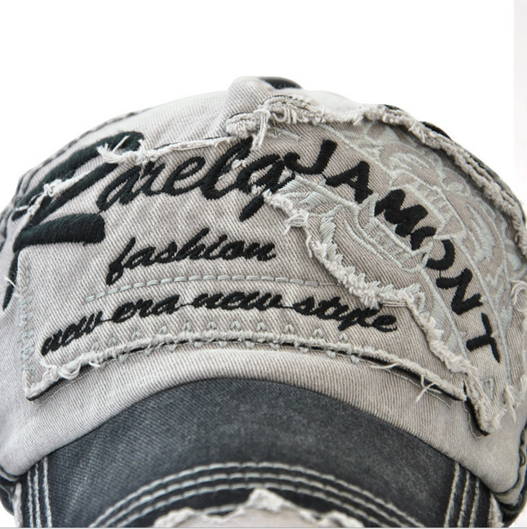 Tiger head sun hat for women, embroidered baseball cap for men, outdoor casual cap