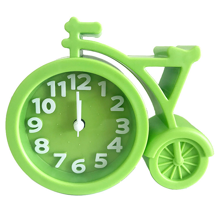 Multi-Shape Plastic Silent Alarm Clock Cartoon Children Student Bedroom Desktop Alarm Clock