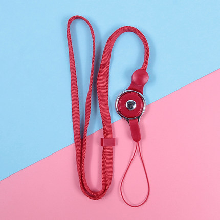 Phone Lanyard Second Generation Flat Ribbon Ring Lanyard Non-choking Universal Neck Two-in-one Multi-purpose Lanyard