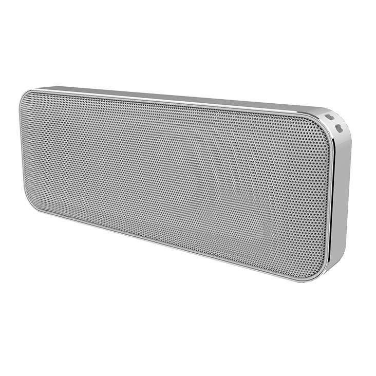 Bluetooth speaker wireless speaker square dual speaker mini pocket portable metal ultra-thin exquisite Bluetooth speaker