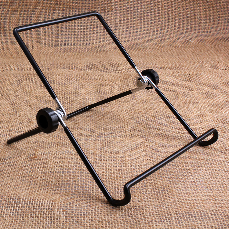 Tablet metal stand iron stand desktop tablet stand large black small black metal lazy stand