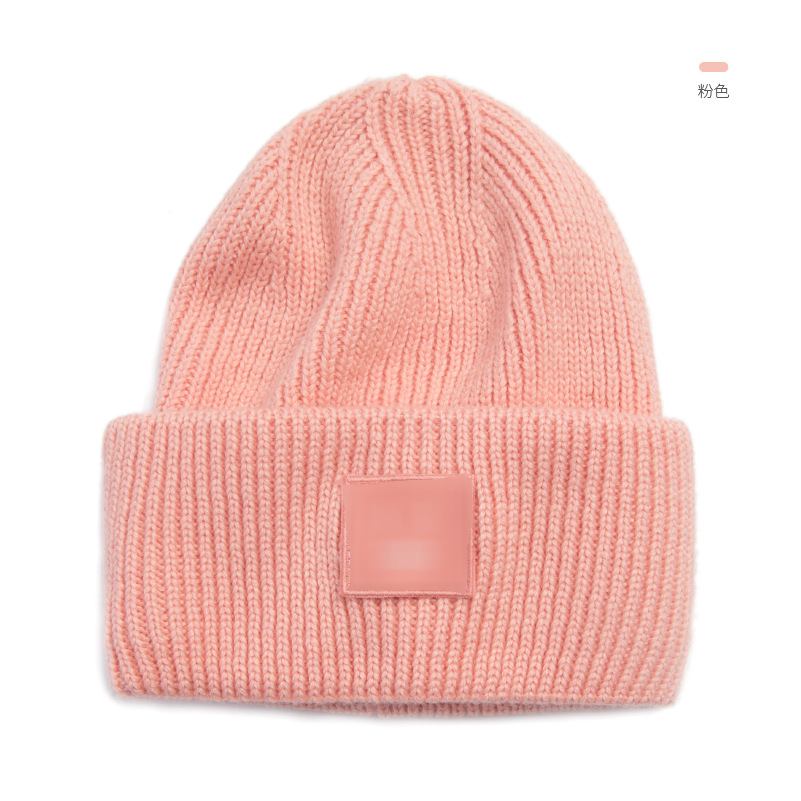 Inner Mongolia autumn and winter warm cold-proof wool knitted hat smile thicken wool hat