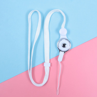 Phone Lanyard Second Generation Flat Ribbon Ring Lanyard Non-choking Universal Neck Two-in-one Multi-purpose Lanyard