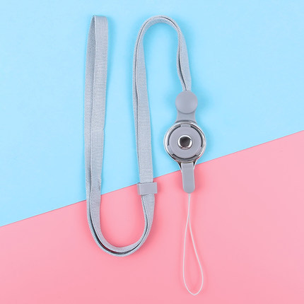Phone Lanyard Second Generation Flat Ribbon Ring Lanyard Non-choking Universal Neck Two-in-one Multi-purpose Lanyard