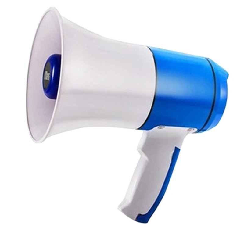 High-power handheld megaphone for promotion sales recording player horn loudspeaker