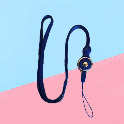 Phone Lanyard Second Generation Flat Ribbon Ring Lanyard Non-choking Universal Neck Two-in-one Multi-purpose Lanyard