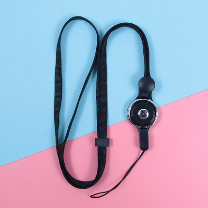 Phone Lanyard Second Generation Flat Ribbon Ring Lanyard Non-choking Universal Neck Two-in-one Multi-purpose Lanyard
