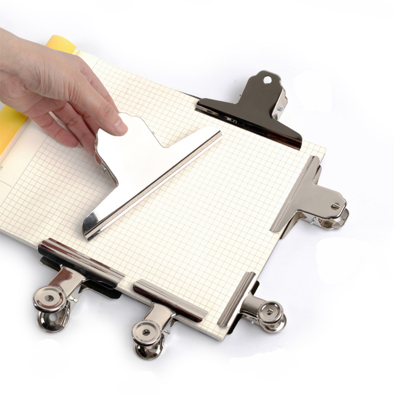 Guang Kai Metal Clips File Stationery Clips Round Ticket Clip Bill Clip Sealing Clip