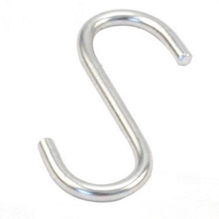 Clothes hook stainless steel multi-purpose S hook, anti-slip hanger for clothing store, hat and coat hook