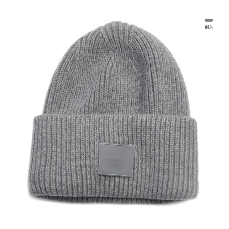 Inner Mongolia autumn and winter warm cold-proof wool knitted hat smile thicken wool hat