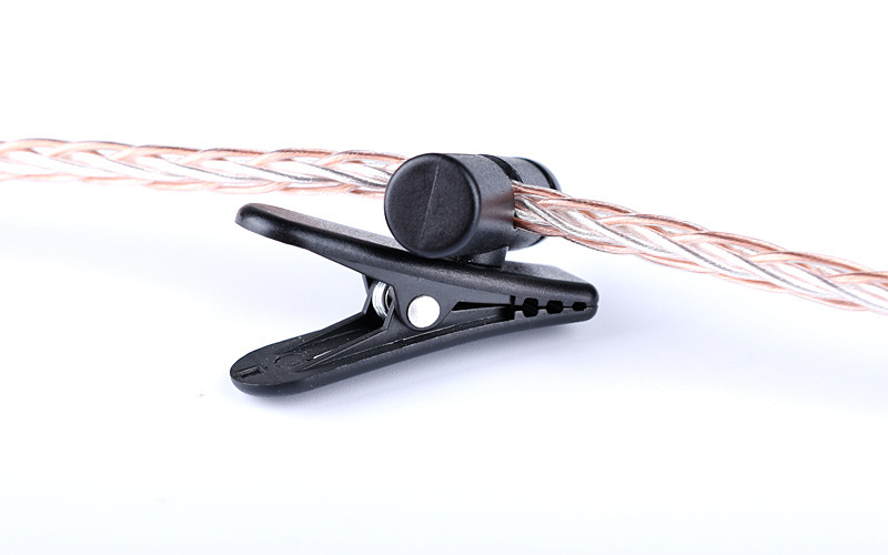 DIY Headphone Cable Clip Rotatable IE800S Headphone Clip Round Cable Flat Cable Clip Earbud Clip
