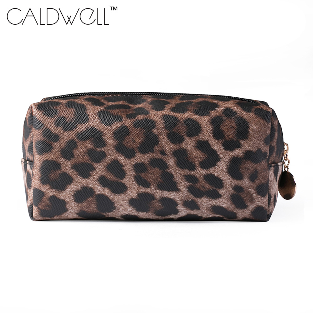 New Leopard Print Dumpling Cosmetic Bag Large Capacity Multifunctional Portable Storage Bag Three-Piece Set Women's Bag