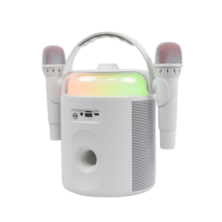Karaoke Wireless Bluetooth Speaker K Song Microphone All-in-One Home KTV Dual Microphone Chorus Home Microphone Speaker