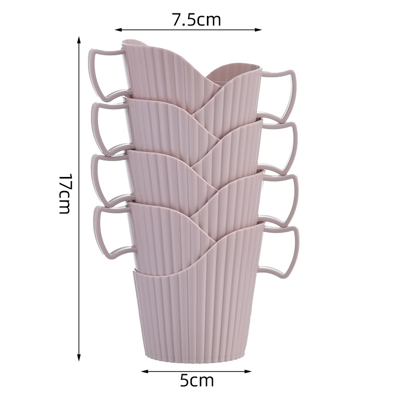 Household disposable paper cup holder, cup sleeve, thickened plastic cup holder, office anti-scald heat-insulating paper cup holder, universal