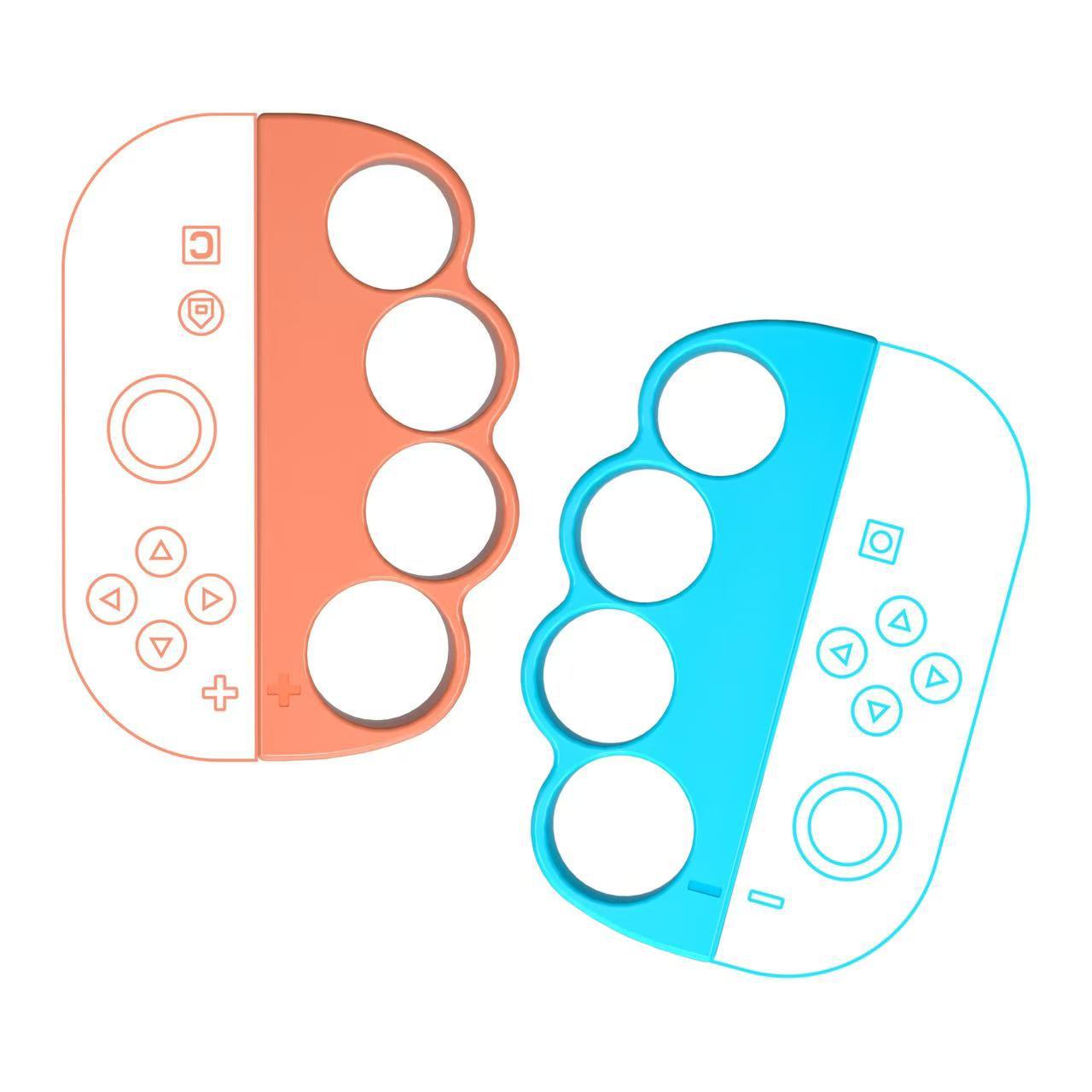 Switch 2nd Generation Aerobic Boxing Ring NS2 Left and Right Joy-con Handle Fitness Boxing Grip Orange Blue