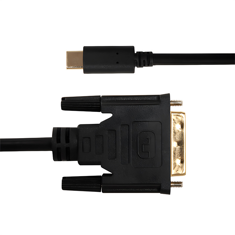 Type-C to DVI high-definition adapter cable type-c to dvi 4K high-definition converter cable 1.8 meters