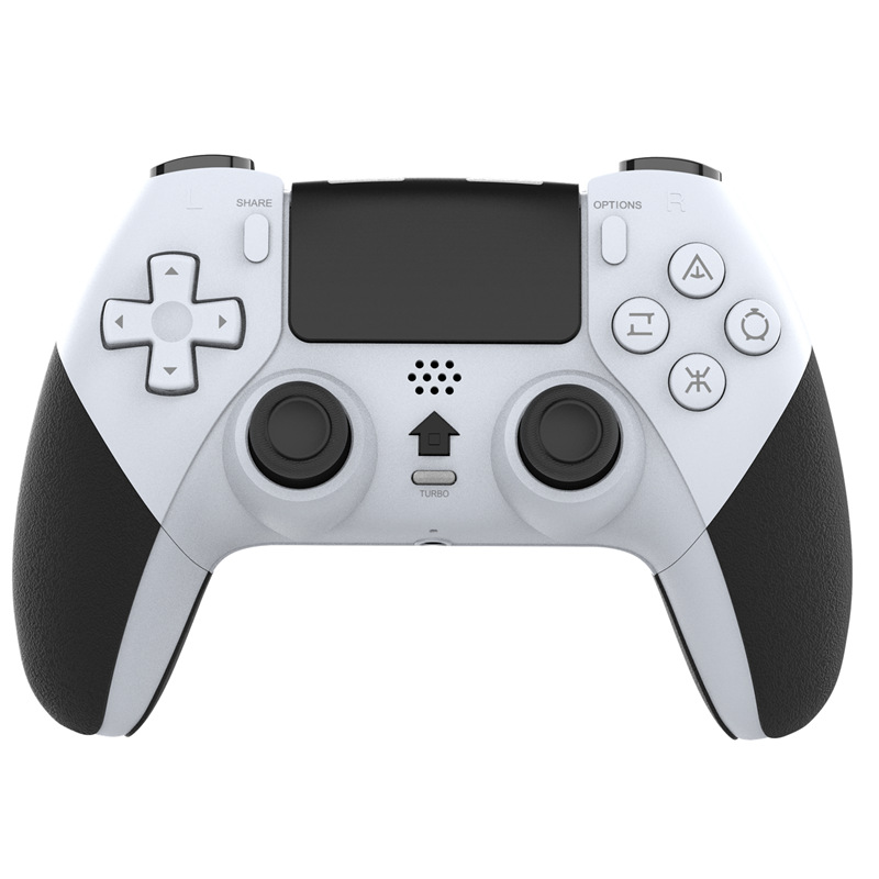 With macro programming P4 wireless Bluetooth game handle P4 handle with motor vibration somatosensory six-axis continuous fire function