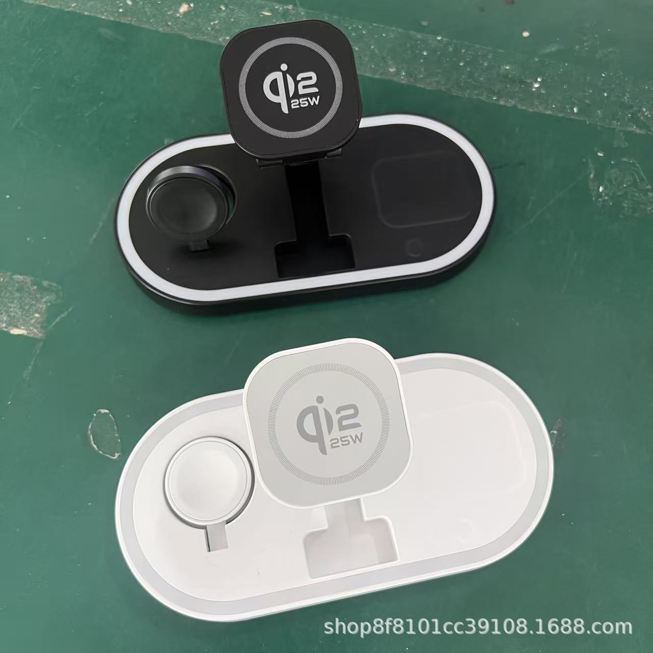 3-in-1 Magnetic Wireless Charger Desktop Vertical Magsafe Phone Stand Fast Charging 25W