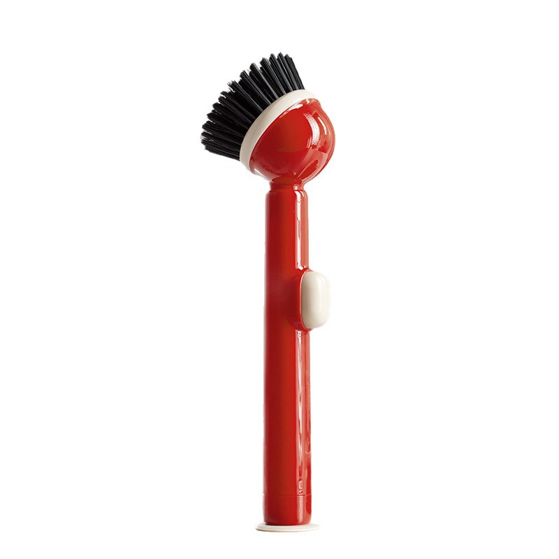Patent Multifunctional Long Handle Liquid Adding Cleaning Brush Home Washing Dishes Washing Pot Brush Not Damage Pot Not Dirty Hands