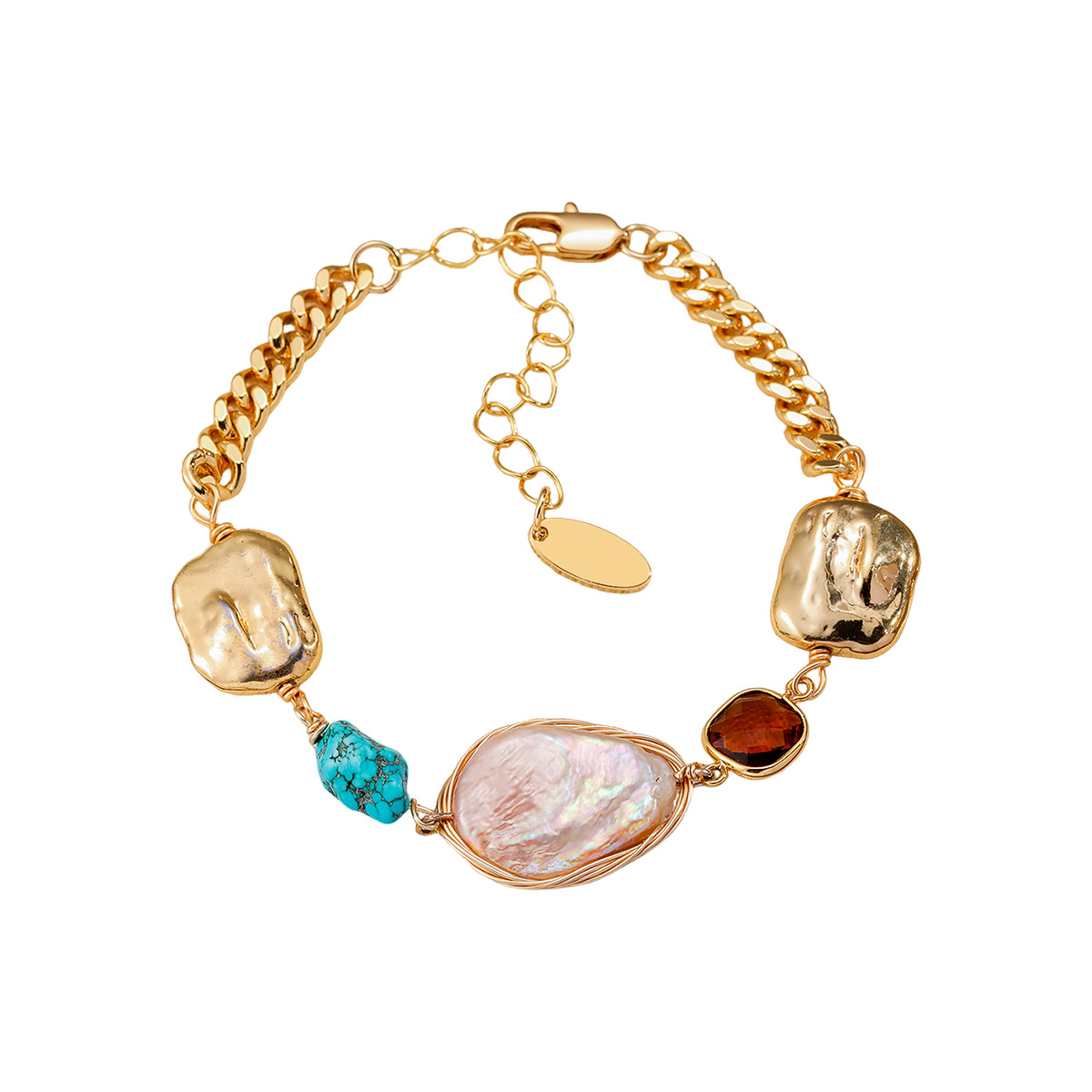Milad Style Abalone Shell Bracelet Women Autumn Winter Bracelet Women Beaded Pearl Bracelet