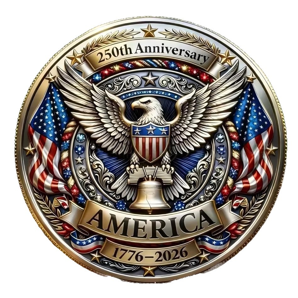 美国250周年纪念币The 250th Anniversary Independence Day Coin