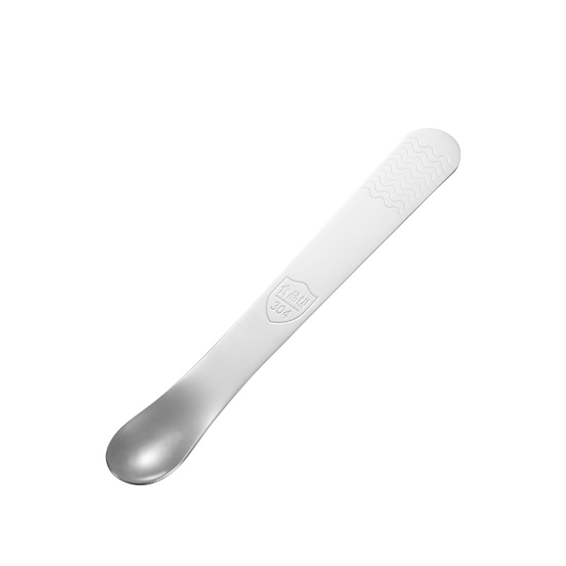 304 stainless steel dumpling spoon, filling scoop, stirring spoon, flat scoop, filling spoon, household tool for making dumplings and wontons
