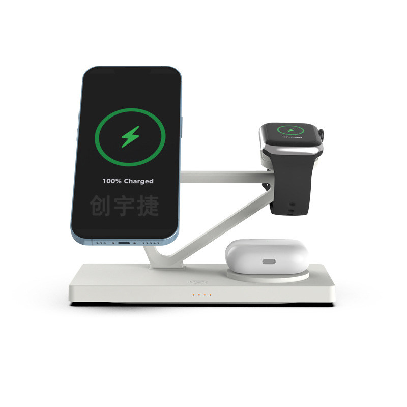 5-in-1 Night Light Wireless Charger Magsafe Stand for iphone14 Apple Samsung Watch