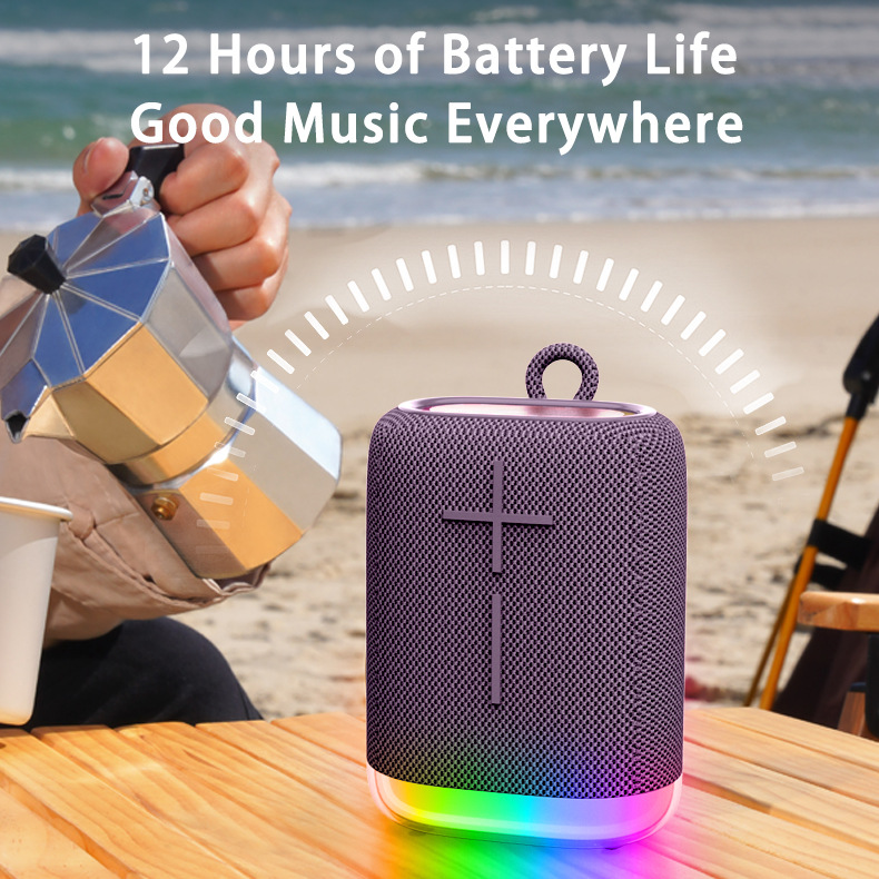 Colorful Mini Bluetooth Speaker High Power Small Audio Subwoofer Outdoor Portable Small Speaker Gift