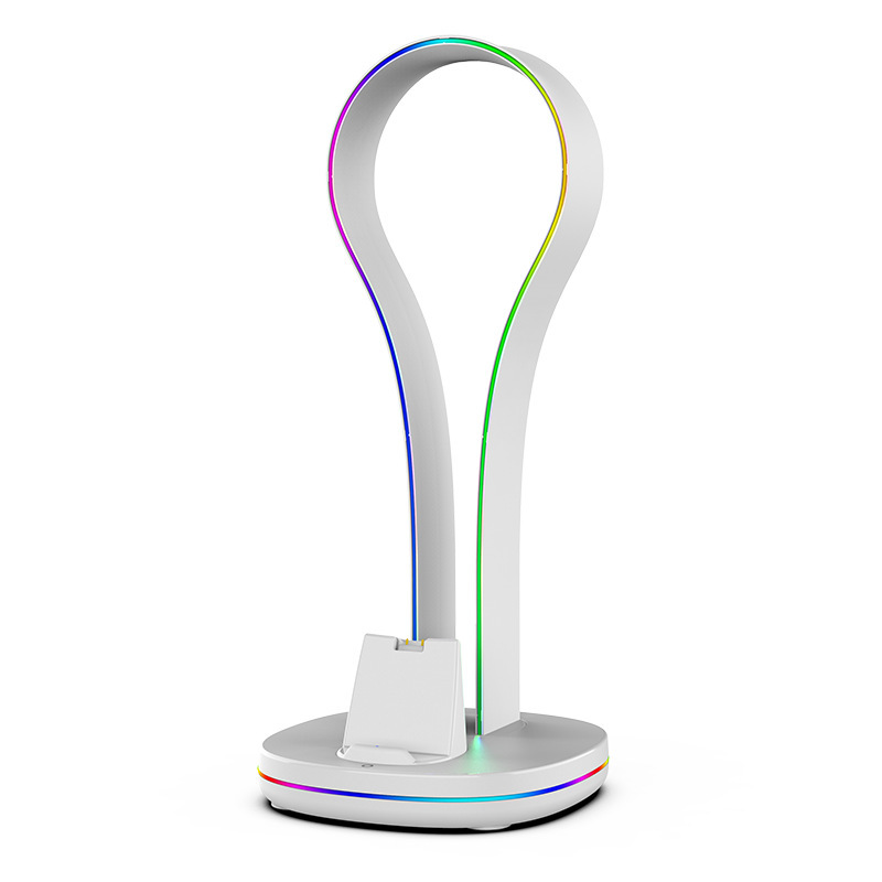 PS5 Portal handheld magnetic contact charging dock with colorful RGB light can store headphones PG-P5P23