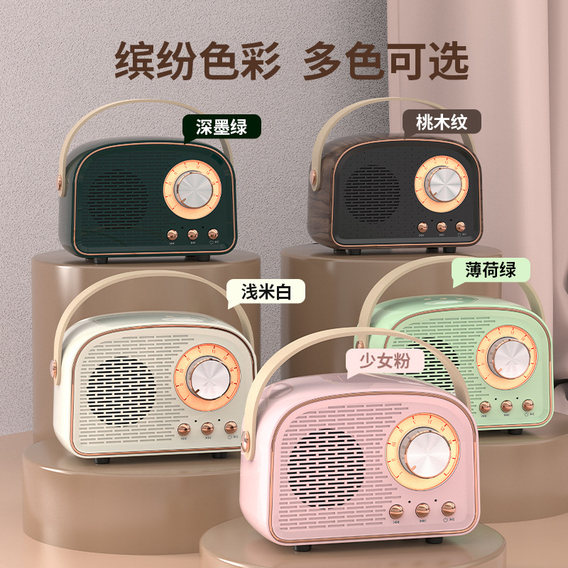 DW21 New Bluetooth Speaker Gift Wireless Mini Portable Speaker Desktop High Fidelity