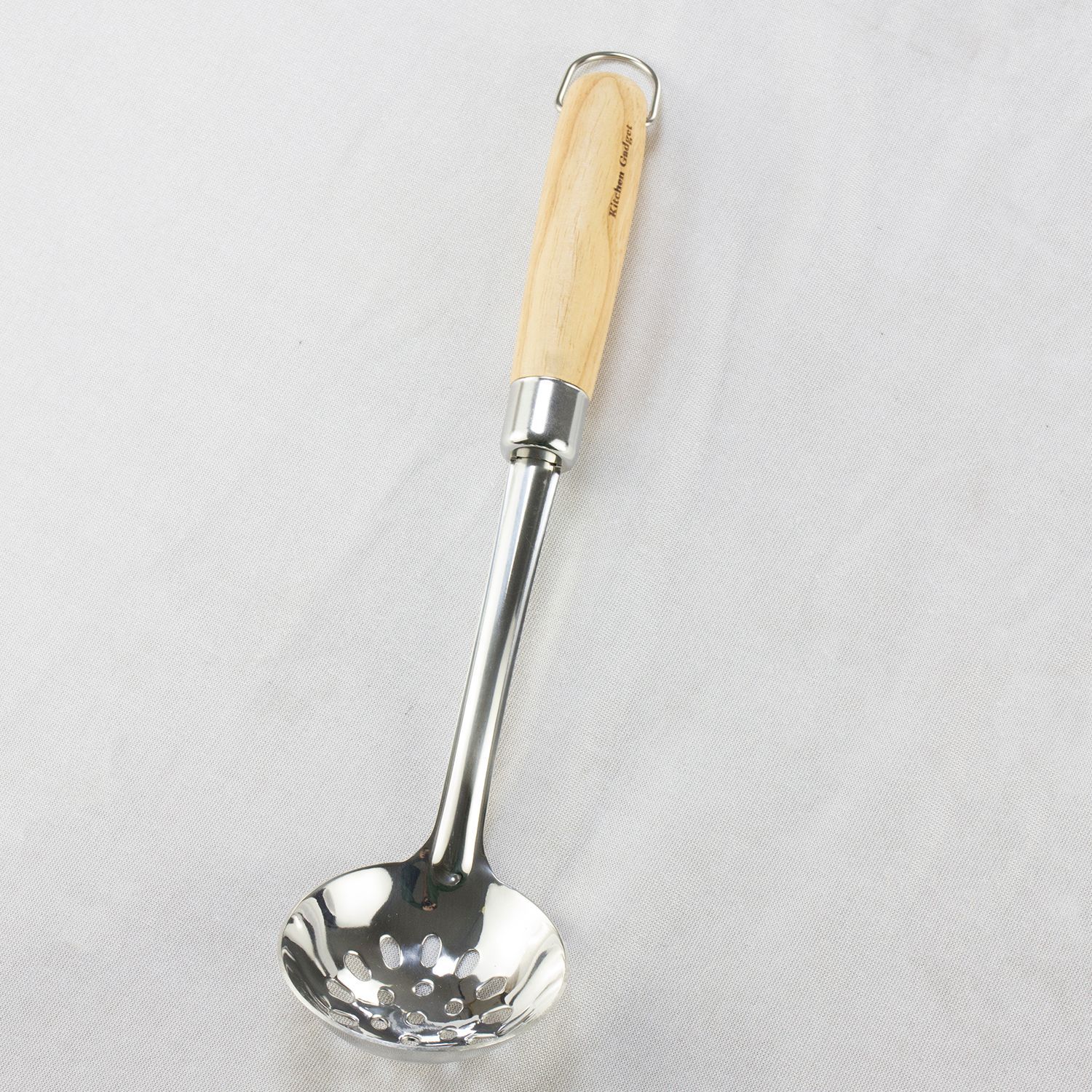 201 stainless steel wooden handle spatula soup spoon kitchen supplies cooking slotted spatula spoon stainless steel kitchenware serving spoon set
