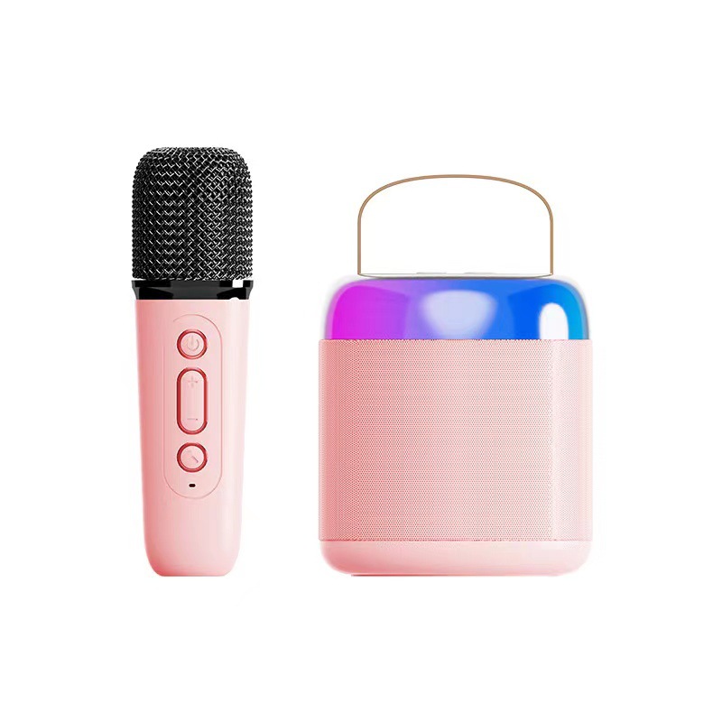 New Microphone Bluetooth Speaker Outdoor K Song Speaker Home KTV Portable Wireless Subwoofer Computer Desktop