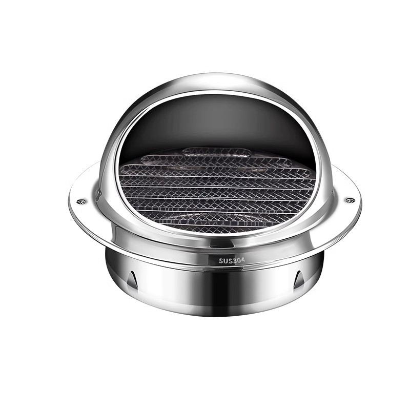 75 PVC exhaust vent windproof cover 110 stainless steel hood 160 outdoor air outlet 200 ventilation fresh air