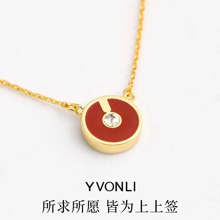 New Lucky Sign Enamel Ring Necklace Bracelet Earring Series Simple