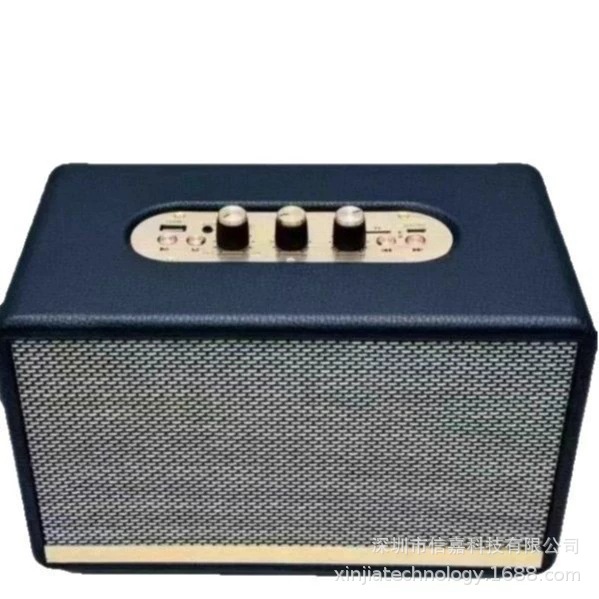 Huaqiangbei Bluetooth speaker M18 subwoofer outdoor portable heavy bass solid wood stereo wireless speaker