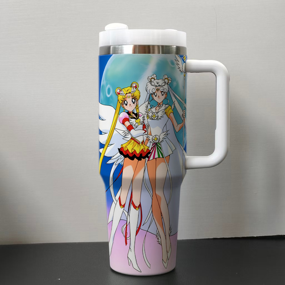 40oz car cup Sailor Moon stainless steel ice霸 cup tumbler thermal cup