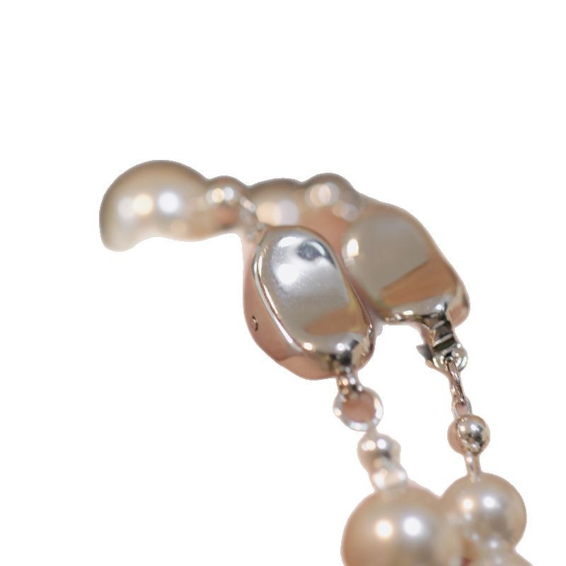[Pearl Beauty] Matching cheongsam pearl necklace women's mother clavicle chain neck chain