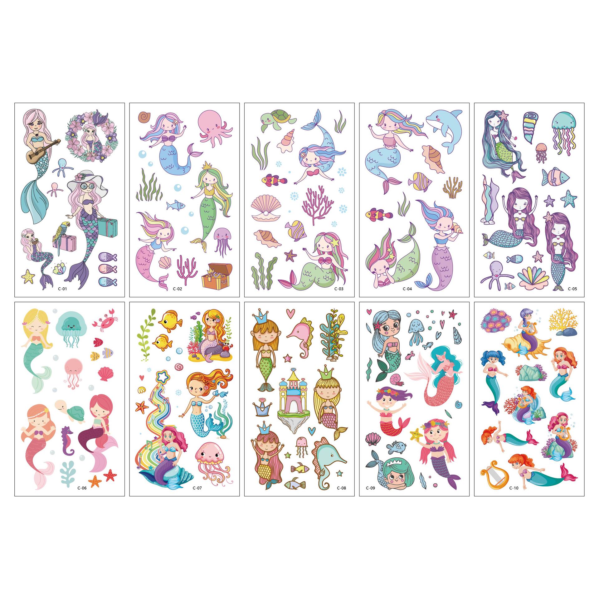 美人鱼A · 6.8*12(数量拍10为一套）