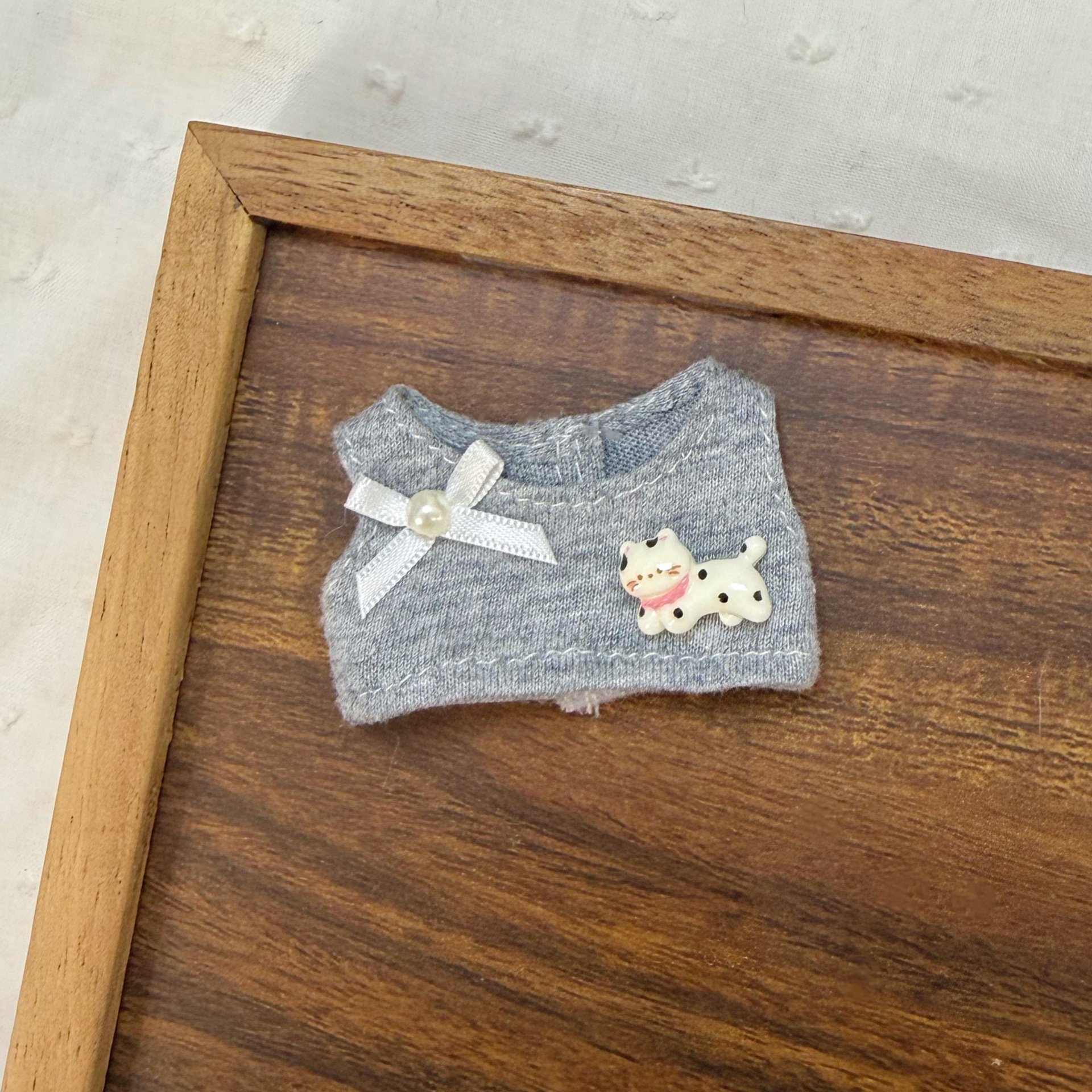 New 10cm cotton doll mini star man kt cat small size vest doll clothes long-legged kitty cat dress-up