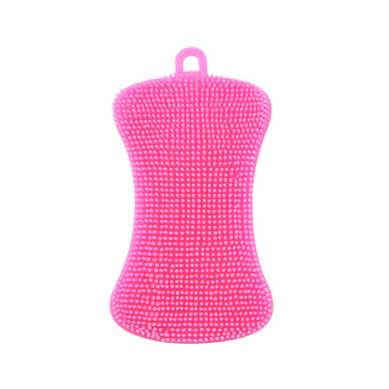 Multi-Color Silicone Dish Brush for Home Use Decontamination Soap Cleaning Brush Durable Kitchen Tool