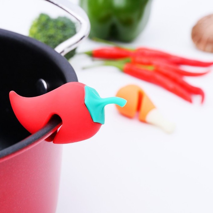 Silicone small carrot pot lid lifter anti-overflow device kitchen practical small tool sellable