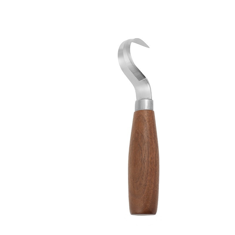 Wooden Handle Carving Knife Set Western Pastry DIY Carving Knife Pumpkin Carving Tool 5-Piece Set