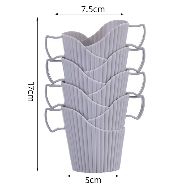 Household disposable paper cup holder, cup sleeve, thickened plastic cup holder, office anti-scald heat-insulating paper cup holder, universal